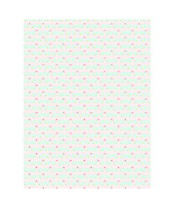 Vel Decopatch Papier Textuur Patroon Zwaan Roze/Blauw/Goud