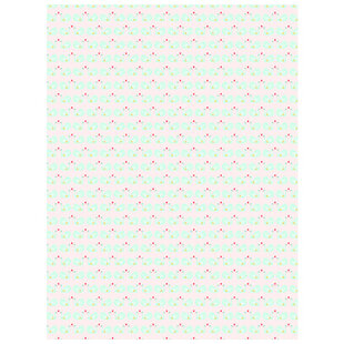 Vel Decopatch Papier Textuur Patroon Zwaan Roze/Blauw/Goud