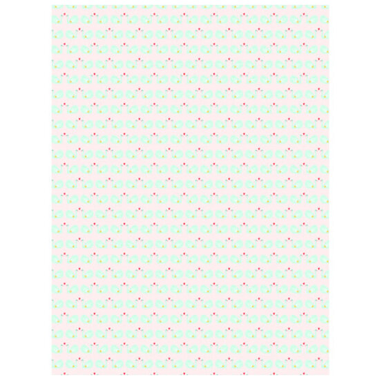 Decopatch Vel Decopatch Papier Textuur Patroon Zwaan Roze/Blauw/Goud