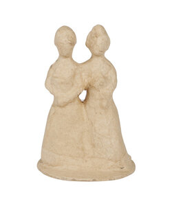 Decopatch Papier maché Trouwfiguren Vrouw+Vrouw 8,5x8,5x13cm.