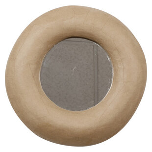 Decopatch Papier maché Spiegel Rond Ophangbaar 37,5x4,3x37,5cm.