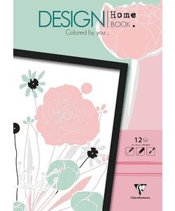 Clairefontaine Design Home kleurboek Bloemen