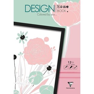 Clairefontaine Design Home kleurboek Bloemen