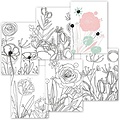 Clairefontaine Clairefontaine Design Home kleurboek Bloemen