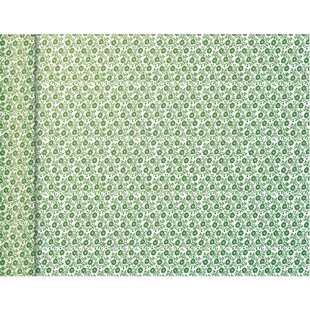 ClaireFontaine Tiny Rolls Inpakpapier 80g 5x0,35m Groene Bloemen