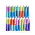 Dippy Dippy kleurrijke kaars 2 kleurig - 3 stuks