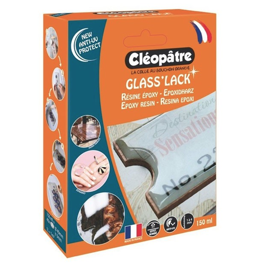 Cleopatre Epoxy Resin Coating Glass Lack 150ml