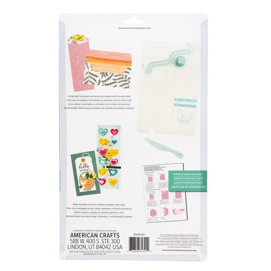 We R Memory Keepers We R Memory Keepers Slimline Card Punch Board