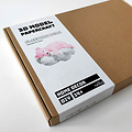 Volka DIY Paper Wall Art kit Slapend Beertje Roze/Wit 60x30x39cm