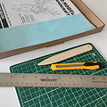 Volka DIY Paper Wall Art kit Slapend Beertje Roze/Wit 60x30x39cm