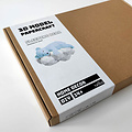Volka DIY Paper Wall Art kit Slapend Beertje Blauw/Wit 60x30x39cm