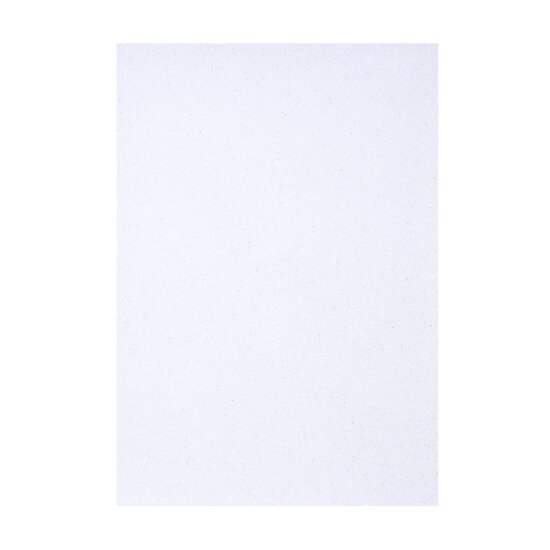 Vaessen Creative Foam vel glitter 2mm 22x30cm Wit
