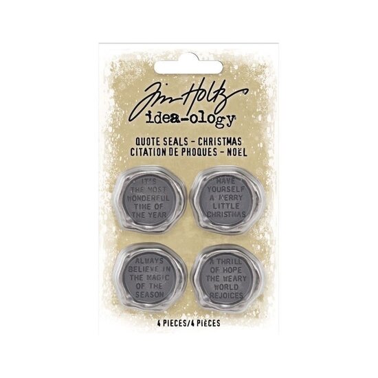 Tim Holtz Tim Holtz Idea-Ology Quote Seals Christmas 4 pcs.