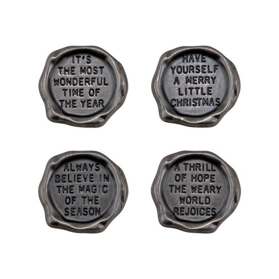 Tim Holtz Tim Holtz Idea-Ology Quote Seals Christmas 4 pcs.
