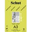 Schut Schut Dessin blok Groen Schets- en Tekenpapier 125 gr. A3 100 vel