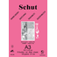 Schut Schut Dessin blok Roze Schets- en Tekenpapier 180 gr. A3 70 vel