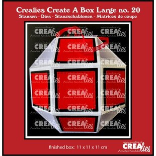 Crealies Create A Box Disco ball box Large