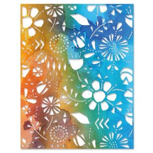 Sizzix Thinlits Die Set Tim Holtz Folk Flowers
