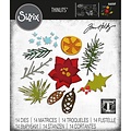 Tim Holtz Sizzix Thinlits Die Set Tim Holtz 14 Dies Modern Festive