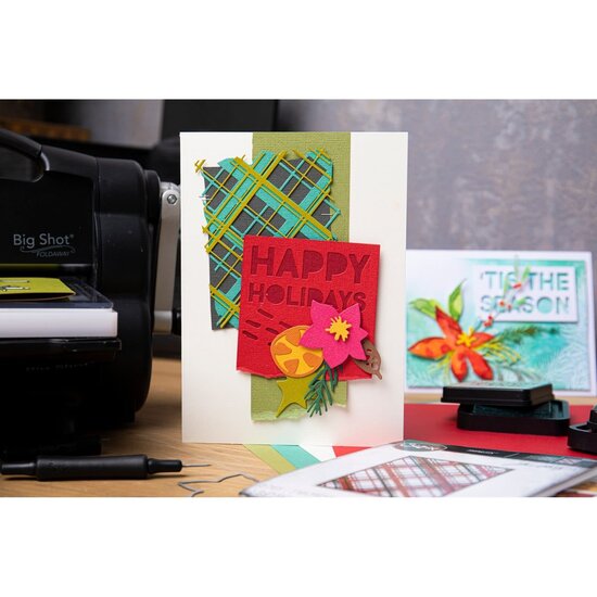 Tim Holtz Sizzix Thinlits Die Set Tim Holtz 14 Dies Modern Festive
