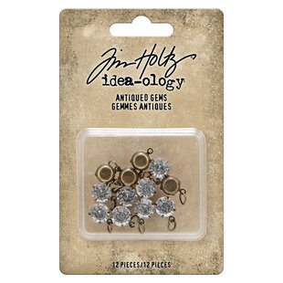 Tim Holtz Idea-Ology Antiqued Gems 12pcs.