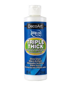 Americana Decor Triple Thick Gloss Glaze brush on 236 ml Bottle