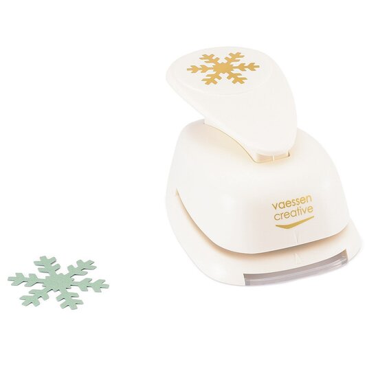 Vaessen Creative Vaessen Creative Figuurpons Sneeuwvlok 4 Jumbo 49x49mm.