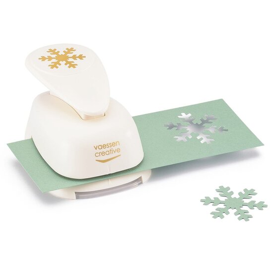 Vaessen Creative Vaessen Creative Figuurpons Sneeuwvlok 4 Jumbo 49x49mm.
