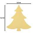 Vaessen Creative Vaessen Creative Figuurpons Kerstboom Super Jumbo 64x68mm.