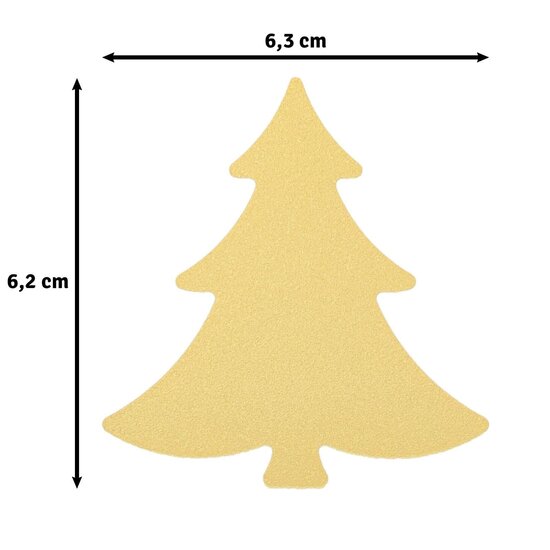 Vaessen Creative Vaessen Creative Figuurpons Kerstboom Super Jumbo 64x68mm.
