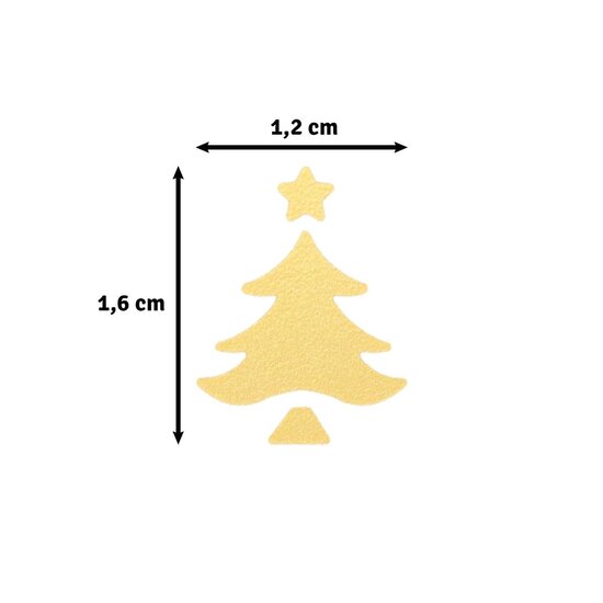 Vaessen Creative Vaessen Creative  Figuurpons Kerstboom 6 Small 13x16mm