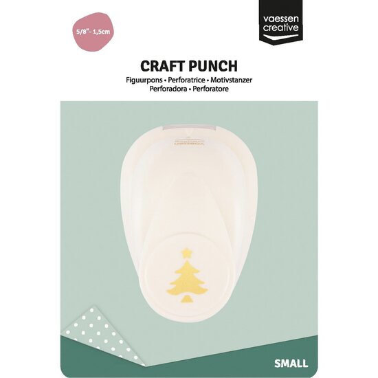 Vaessen Creative Vaessen Creative  Figuurpons Kerstboom 6 Small 13x16mm