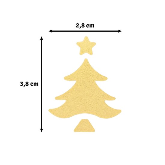 Vaessen Creative Vaessen Creative Figuurpons Kerstboom 6 Maxi 28x38mm.