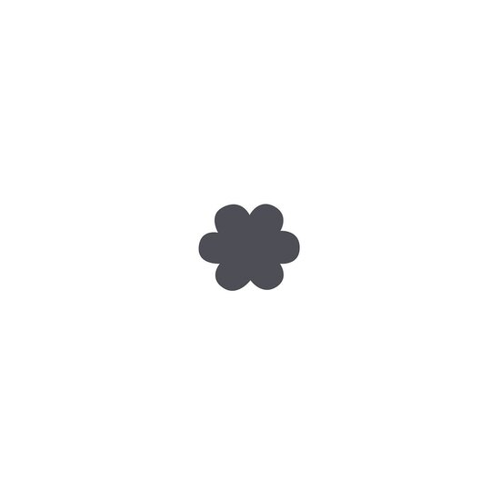 Vaessen Creative Vaessen Creative Handpons bloem, 6mm