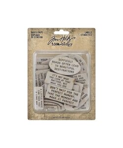 Tim Holtz Idea-Ology Quote Chips Labels 48 pcs.