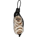 Creativ Company Houten Ring / Gordijnring d: 35 mm binnenmaat  20 mm 8 stuks