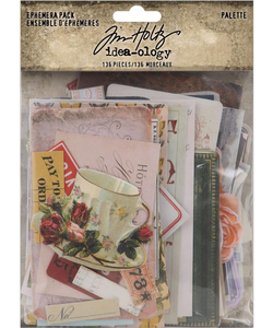 Tim Holtz Idea-Ology Ephemera pack Palette 136pcs.