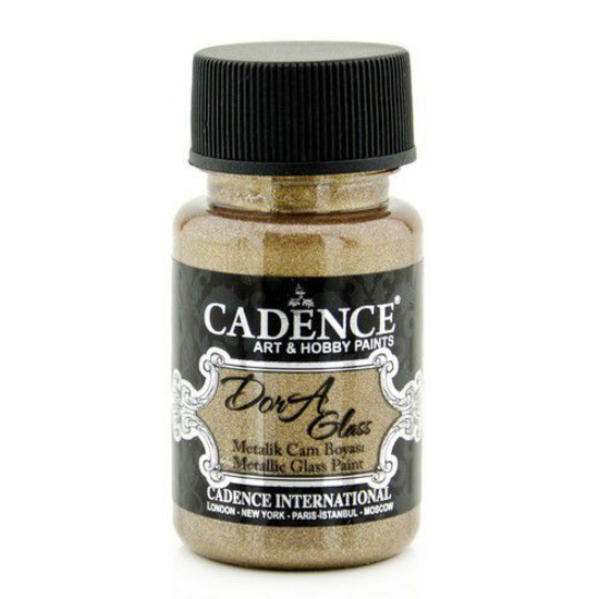 Cadence Cadence Dora Metallic Glas Verf 50 ml Antiek Goud