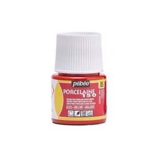 Pebeo Porcelaine 150 Porseleinverf 45ml Coral Red nr. 05