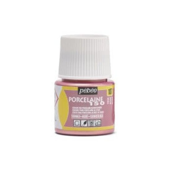 Pebeo Pebeo Porcelaine 150 Porseleinverf Shimmer 45ml Pink nr. 107