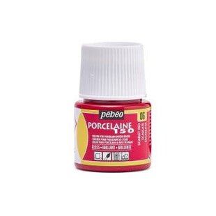 Pebeo Porcelaine 150 Porseleinverf 45ml Scarlet Red nr. 06