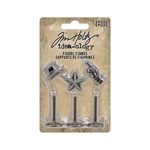 Tim Holtz Idea-Ology Adornments Figure stands 6pcs.