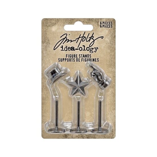 Tim Holtz Tim Holtz Idea-Ology Adornments Figure stands 6pcs.