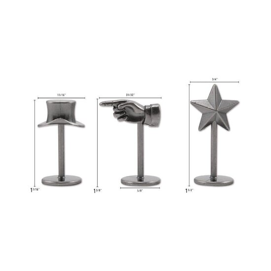 Tim Holtz Tim Holtz Idea-Ology Adornments Figure stands 6pcs.