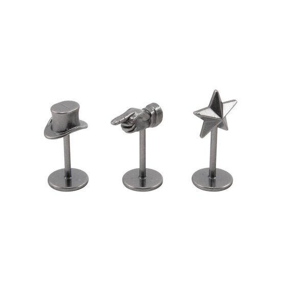 Tim Holtz Tim Holtz Idea-Ology Adornments Figure stands 6pcs.