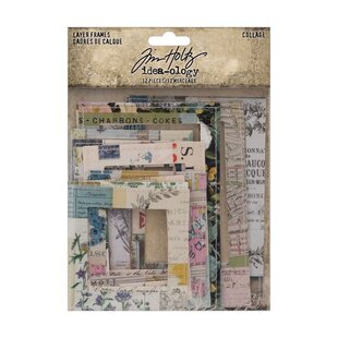 Tim Holtz Idea-Ology Layer frames Collage 12pcs.