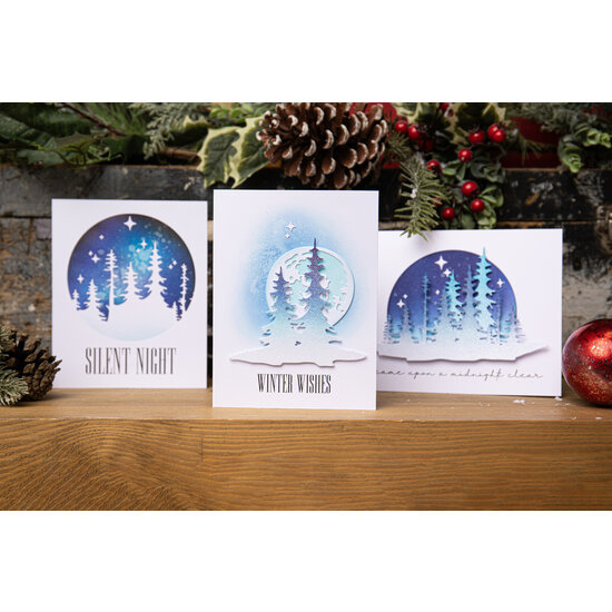 Tim Holtz Sizzix Tim Holtz Thinlits Die Set Forest Shadow 3 Dies