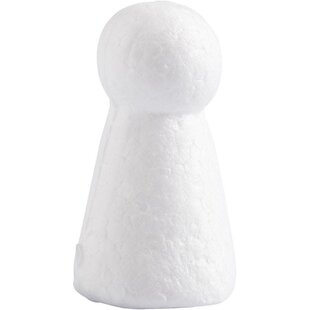 Piepschuim Kegellijf h: 5,5 cm d: 33 mm 5st