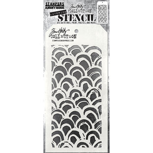 Tim Holtz Layering Stencil 4 1/8" x 8 1/2" Brush Arch