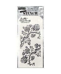 Tim Holtz Layering Stencil 4 1/8" x 8 1/2" Thorned